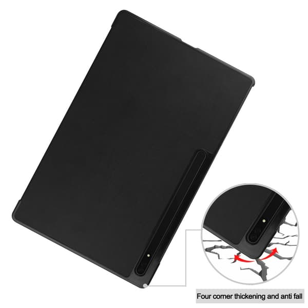 Samsung Galaxy Tab S10 Ultra Kotelo Tri-fold Musta