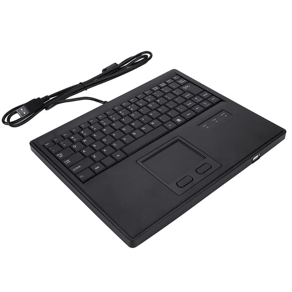 (SC)10-inch Scissor Foot Wired Keyboard with Touchpad Precise Touch Control