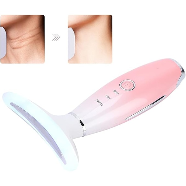 Nacklyftsmassager, Maskin för Åtstramning av Nackhud, Tre Lägen Förbättrar Hudabsorption Anti-rynkor Tar Bort Fina Linjer Nackhudlyftsapparat