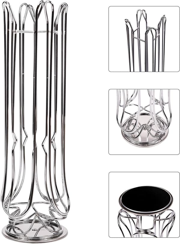 (SC) Coffee capsule holder compatible with Vertuo (24 capsules) - Coffee capsule holder - Rotating holder
