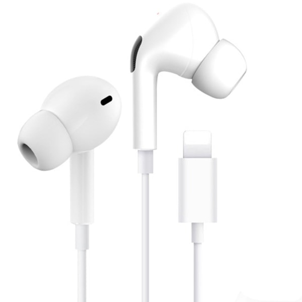 TG iPhone Headphones Lightning Microphone Bluetooth White