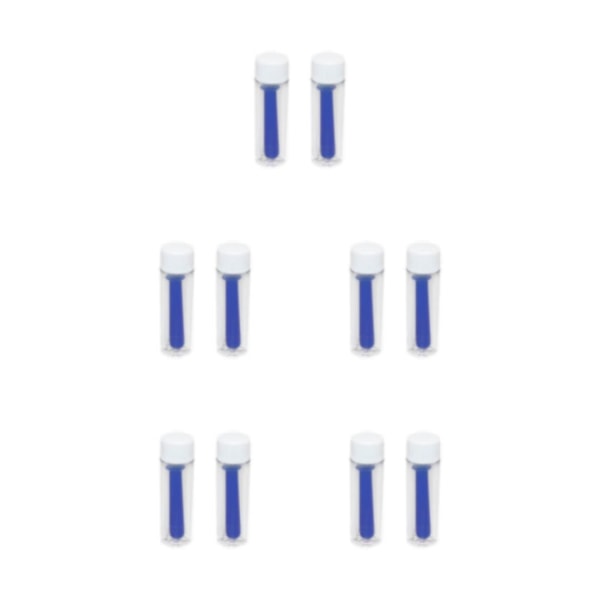 1/2/3/5 2x Silikon Touch Linsinsättare Bekväm Lösning Parti blå 5PCS blue