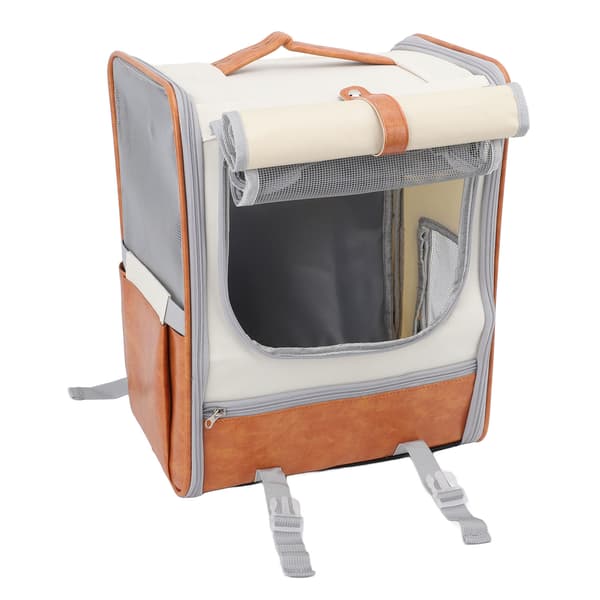 (SC) Cat Backpack, Large Capacity, Ventilation System, Adjustable Strap, Oxford Fabric, Pet Travel Carrier