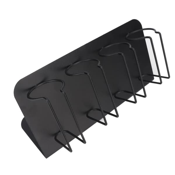 (SC)4-rums hårklipperholder i rustfrit stål, sort