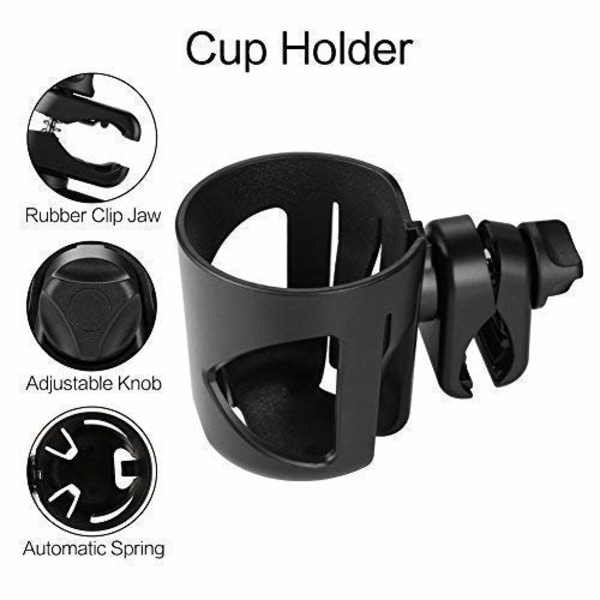 Universal kopholder, barnevogns kopholder, designet med stor kaliber
