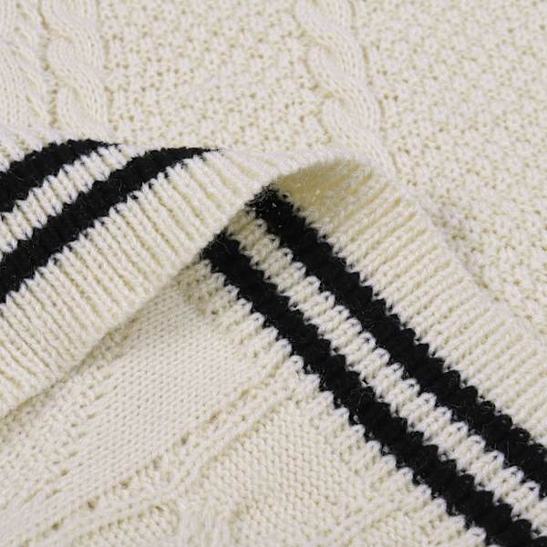 Taylor Swift Star Folklore Cardigan Stjärnbroderad Oversized Stickad Botten-Upp Tröja Beige Beige S