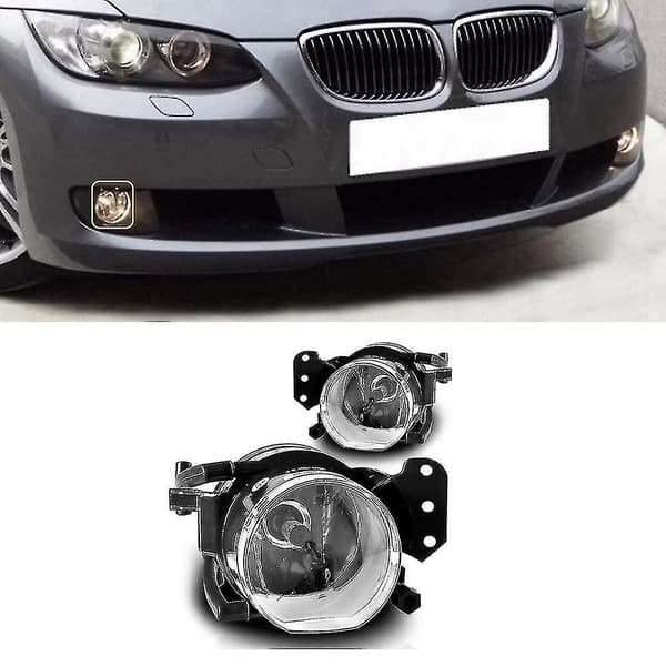 (SC) Fog Light Assembly Compatible with - 3 5 6 Series E60 E61 E90 E91 E63 E64 X3 E83 Front Bumper Fog L