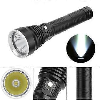 (SC)XM-P70 Super Strong Waterproof Underwater 80M Diving Lamp LED Electric Flashlight