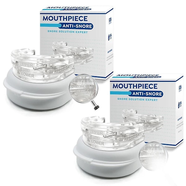 Anti-snork munnskjold for bedre søvn, tenner, bruksisme, anti-snork og søvnapné, snorkeapparat, munnskjold for å stoppe snorking 3PCS 3PCS