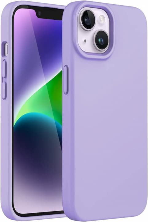[SC] Silikondeksel til iPhone 15, Lilla Lila 40