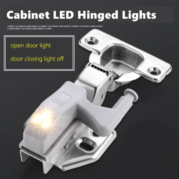 (SC)10X LED Smart Sensor Light Kitchen Cabinet Cupboard Wardrobe White