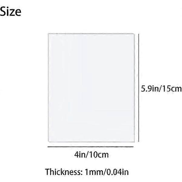 [SC]2026 New Modad 10 pcs. acrylic sheets 1 mm - transparent plexiglass plastic sheets for hobby projects