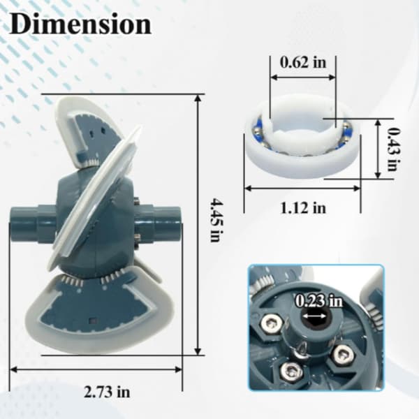 (SC) Compatible R0524900 Replacement Part for MX6 MX8 Pool Cleaner Motor Assembly