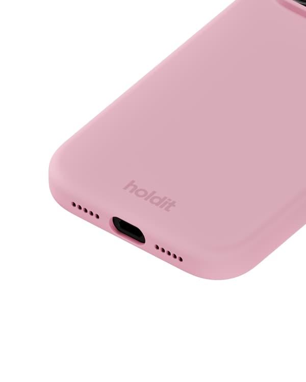 holdit iPhone 17 Pro Mobilskall Silikon Rosa Silikon