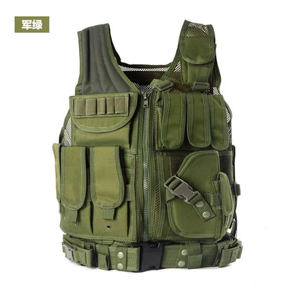 Ulkoiluun sopiva kesäinen verkkokangas, hengittävä treeniliivi, monitoiminen erikoisjoukkojen liivi, Cs-kenttä taktinen liivi ACU Camouf Average code (size adjustable) ACU Camouflage