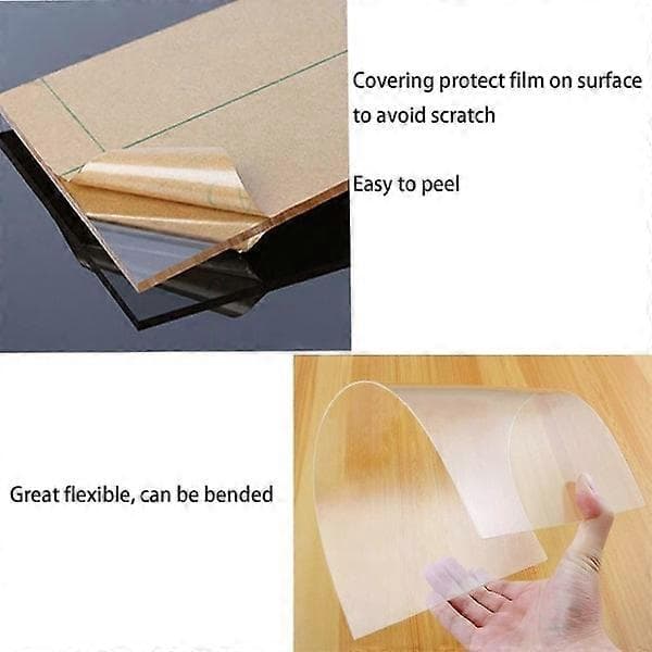 [SC]2026 New Modad 10 pcs. acrylic sheets 1 mm - transparent plexiglass plastic sheets for hobby projects