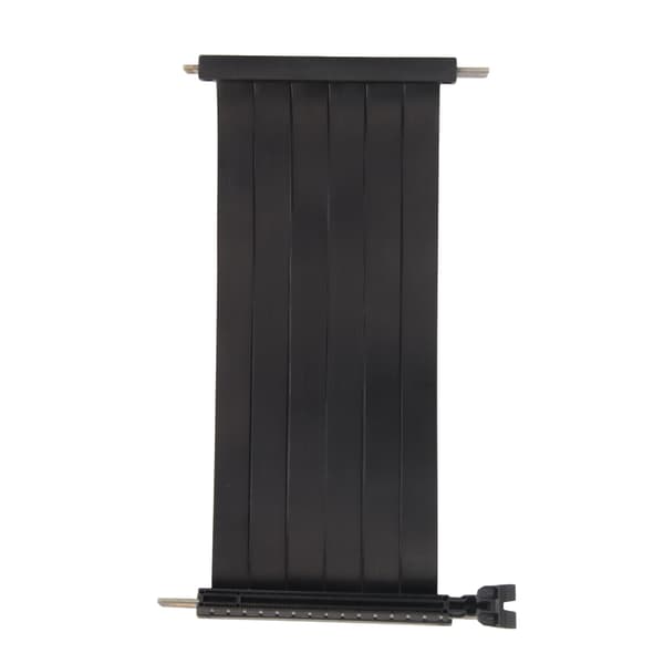 (SC)PCIe 3.0 X16 Riser-kabel 180 grader Højhastigheds fleksibel dobbelt omvendt GPU-forlænger Sort 70 cm 27,6 tommer
