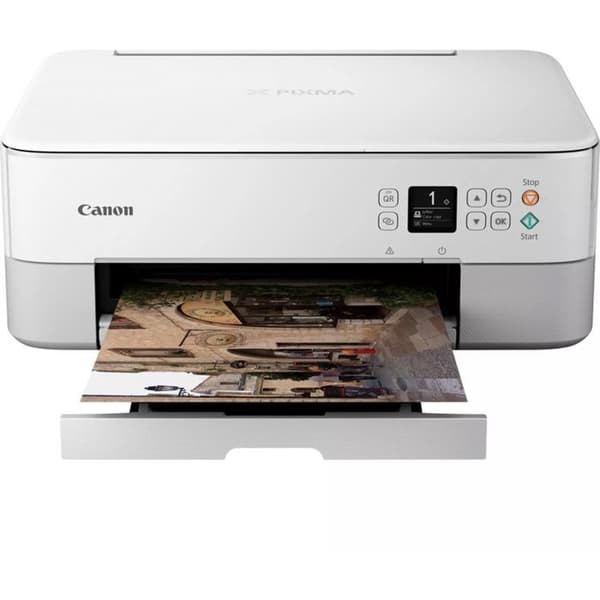 (SC)Multifunktionsprinter - CANON - PIXMA TS5351i - Blækstråleprinter - Farve - WIFI Vit 1.44