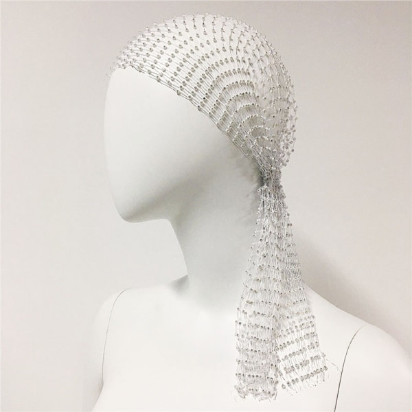 Huvudduk Mesh Keps VIT white