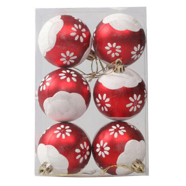 6 stk Julepynt rekvisitter Juletre anheng ornamenter E E 6PCS