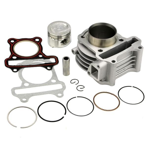 [SC]Motorcycle Cylinder Piston Ring Gasket Replacement Kit for GY6‑50CC Engine Kart Scooter-Perfet