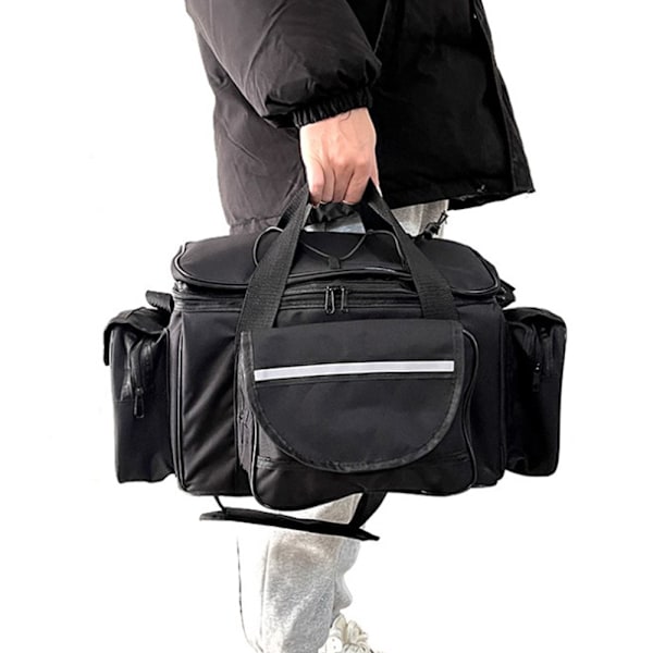 Fiskebag for utendørs bruk, fiskebag, messenger bag
