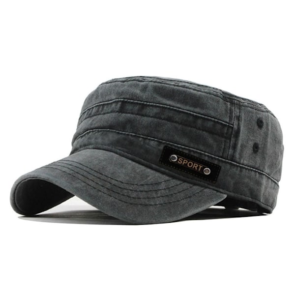 Hatt for menn, kamuflasje, militær, kadett, kamp, fiske, baseball Black