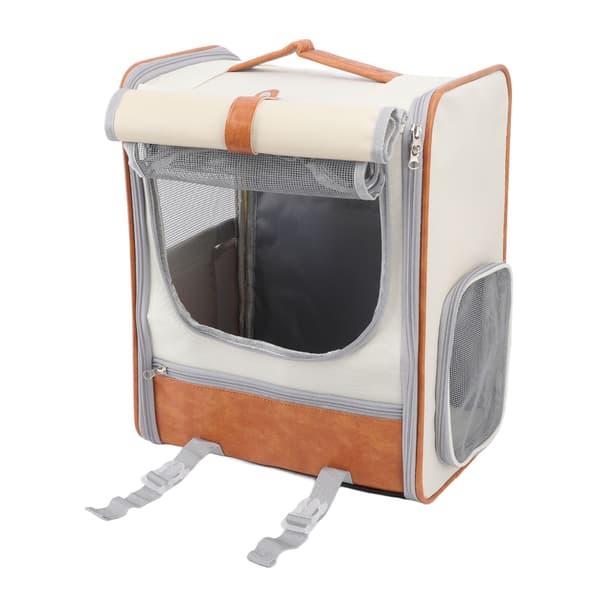 (SC) Cat Backpack, Large Capacity, Ventilation System, Adjustable Strap, Oxford Fabric, Pet Travel Carrier