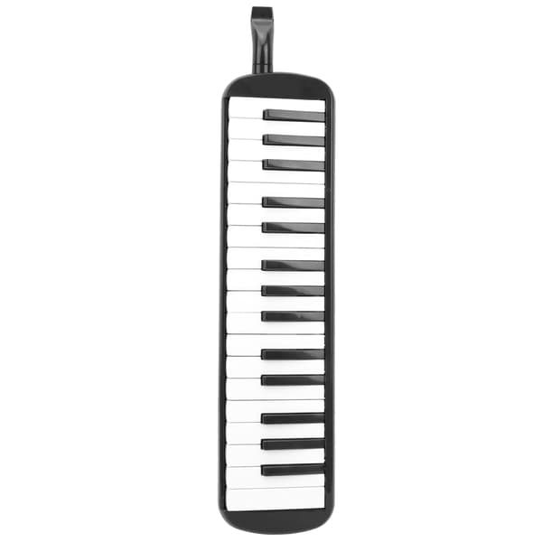 (SC)IRIN Melodica 32 Key Wind Musical Instrument Suitable for Beginners Practice Bag (Black)