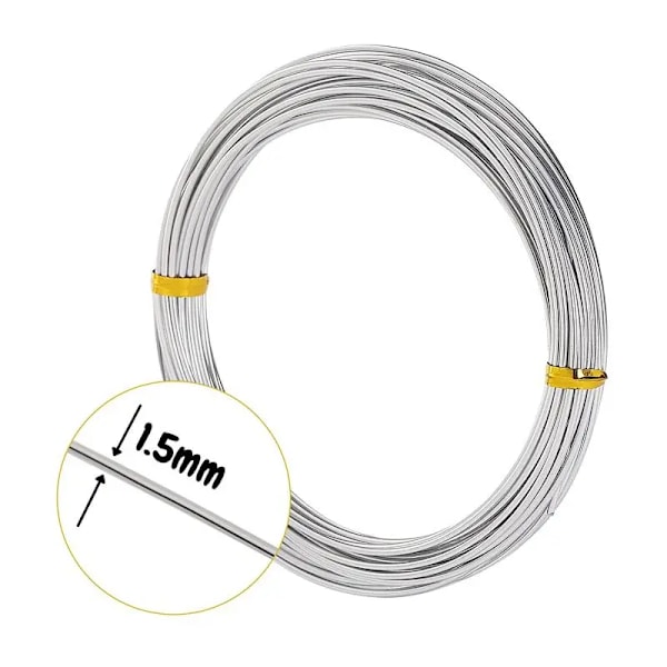 100M~1M Rustfrit Fjedervir Hard Wire Diameter 0,02/0,3/0,4/0,5/0,6/0,8/1,5/2,5/3 Mm Fjedervir af stål 2mmX5m