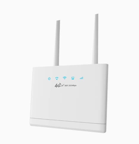 Wireless 4G Router with SIM Card Slot, 300 Mbps (European Standard Interface).
