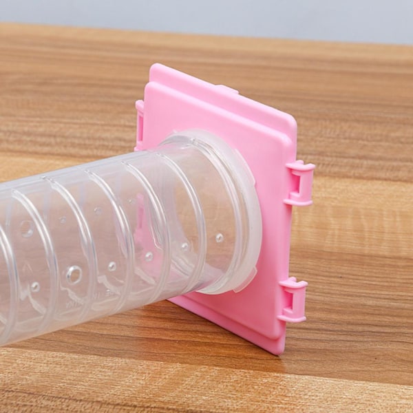 Hamsterrørsæt transparent hamsterbur legetøj DIY forbindelsestunnelbane rottelegetøj