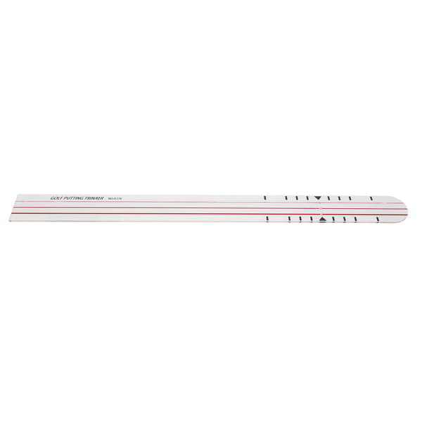 (SC)Golf Putting Mat Acrylic Accurate Scale Line Portable Double-Sided Straight Putt Training Tool