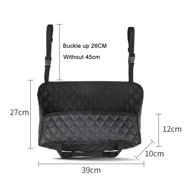 (SC) Car Seat Storage Handbag Net Pocket Container Organizer Between Back Seats Pet Car Seat