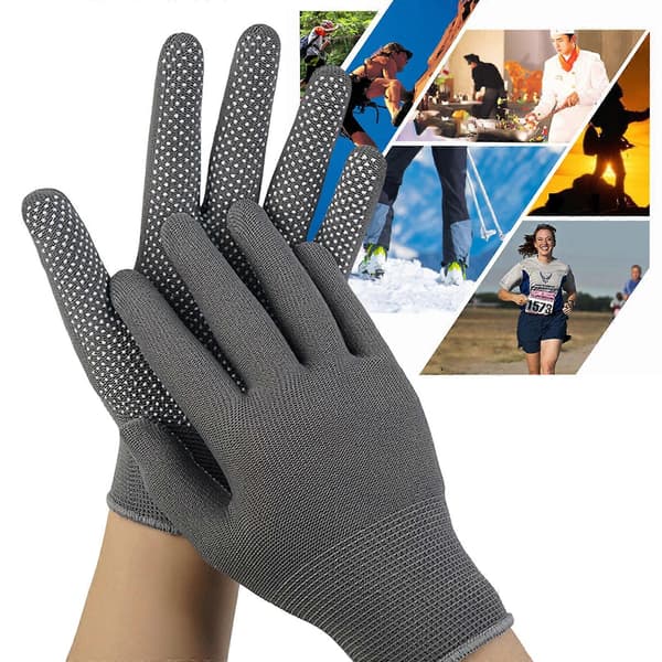 High-Temperature Resistant Kitchen Gloves with Grease-Repellent Coating for Enhanced Grip in Precise Culinary Operations, Black black