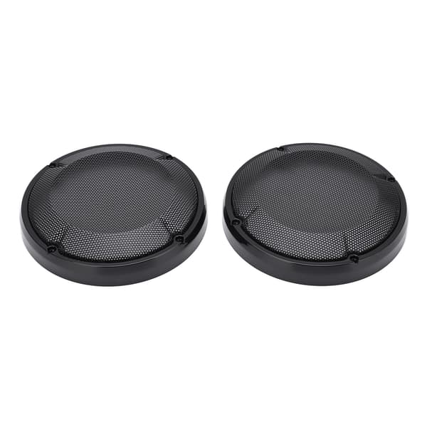 (SC) Motorcycle Mesh Speaker Grille, Saddlebag Lid Motor Sound Accessories, Replacement for Touring Glide 1983-2020, Gloss Black