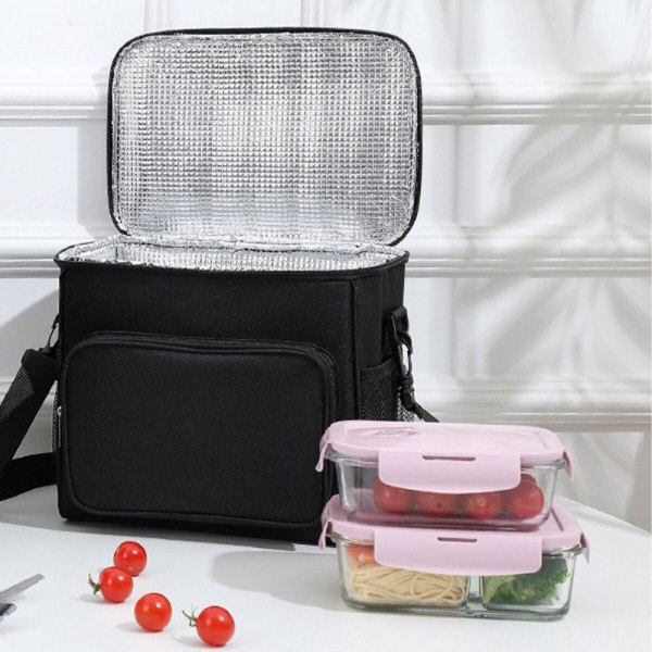 Isolerad lunchväska kylväska - Hög kvalitet grå Grey