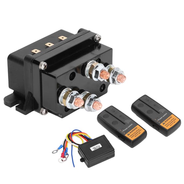 (SC)DC500A 12V Wireless Winch Remote Control Kit Winch Solenoid Relay for 8000lbs-12000lbs ATV UTV