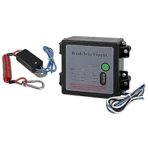 (SC)Trailer Brakes Breakaway Kit with Switch, LED Test Light Electric Breakaway System, Universal Traile[CO]