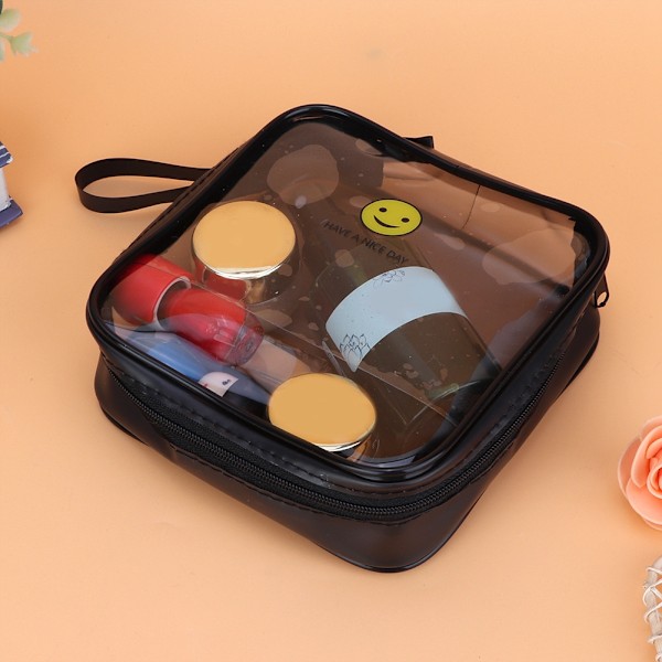 Bag, Waterproof Stylish Portable Cloth Bag Transparent Cosmetic