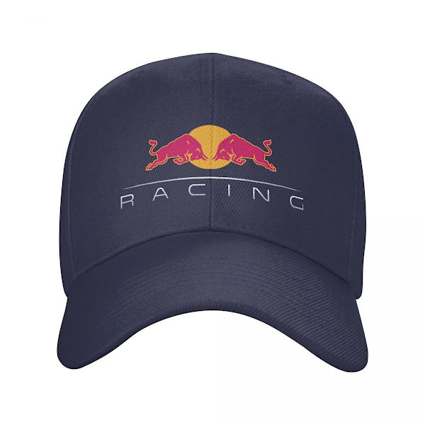 Personlig keps med dubbla tjurar, racing, baseball, sport, herr, dam, justerbar lastbilskepskeps, höst Navy Blue