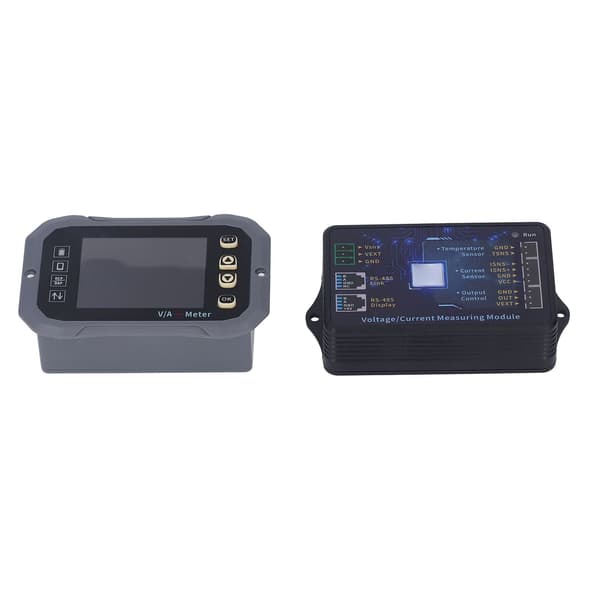 (SC) Batterimonitor 400A 2,4 tommer Ultra Clear Display med Shunt 0-120V Spenningsstrømmåler