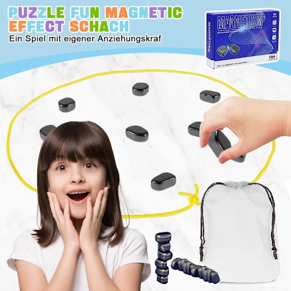Magneettinen shakkilauta - Magneettinen shakki, setti, matkustus