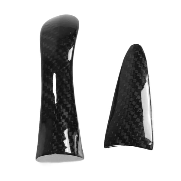 (SC)Carbon Fiber Shift Knob Trim Steering Wheel Frame Kit Replacement for Infiniti Q50 2014 2017