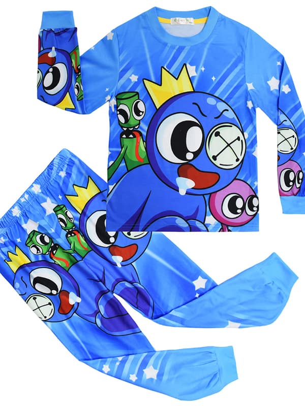 Rainbow Friends Pyjamas for Jenter og Gutter 140cm