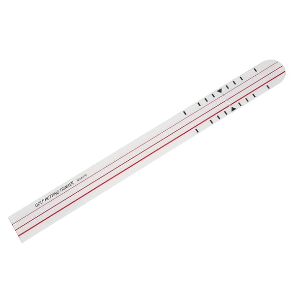 (SC)Golf Putting Mat Acrylic Accurate Scale Line Portable Double-Sided Straight Putt Training Tool