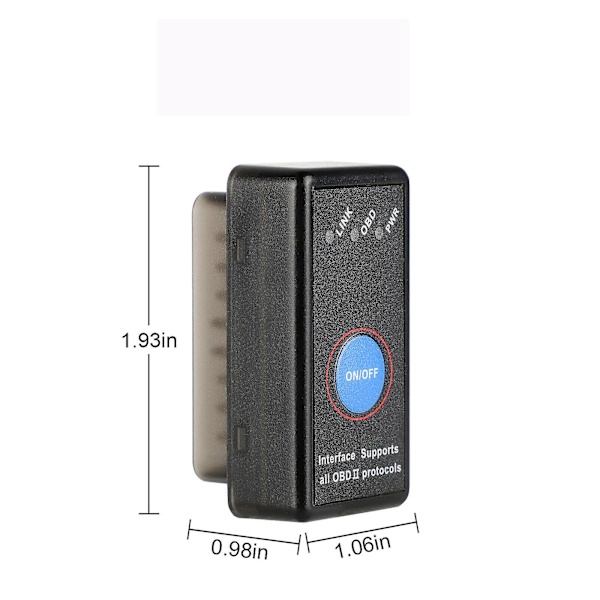 [SC]Bluetooth Obd2 Bilscanner Kodelæser Kompatibel med Android Ios Diagnostikværktøj