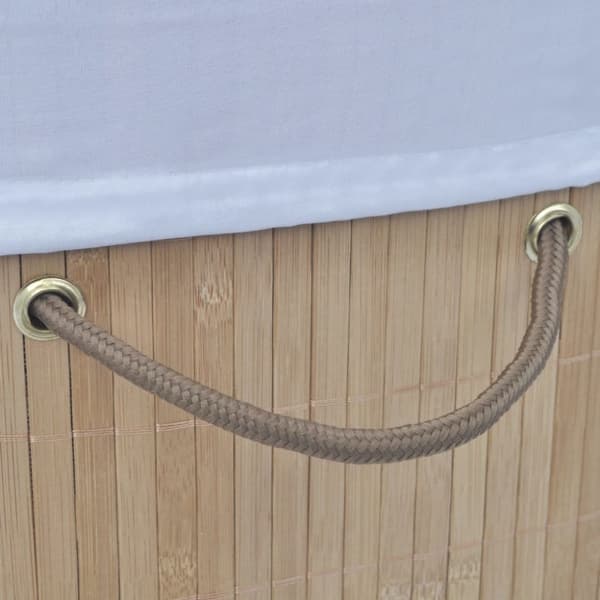 (SC) Pyykkikori bambua, soikea, luonnonvärinen