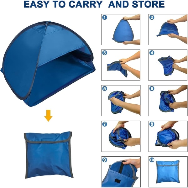 CQBB Hacraho Pop Up -rantakatos Portable Rantateltti Auringonsuoja
