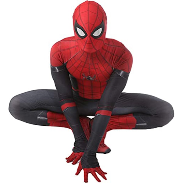 Spider Man Unisex Vuxen Halloween Fest Rollspel Jumpsuit Y 190cm